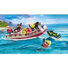 Playmobil 71464 Aqua Scooter'lı Fireboat