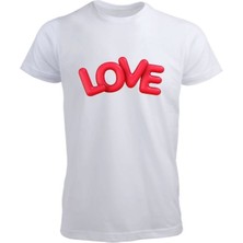Özcan Tasarım Love Yazılı Tişört