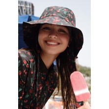 Manuka Bağlamalı Bucket Şapka Cherry
