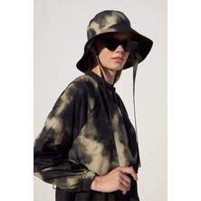 Manuka Bağlamalı Bucket Şapka Flu Batik