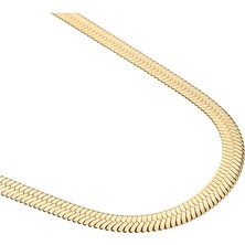 İdol Avm Erkek Sarı Zincir Çelik Kolye Takı Aksesuar K24 T5