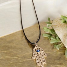 Mga Doğaltaş Fatma Ana Eli Figürlü Rose Kolye Hediyelik Eşya Sevgili Kolye Sevgiliye Özel Hediye