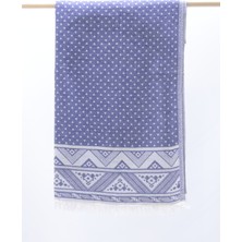 Soft Style Home Jakarlı Müslin Peştemal Çift Katlı 90 x 180 cm  Pamuk Sema