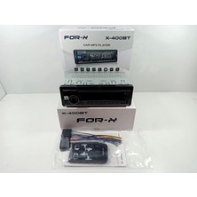 For-X Teyp – For-X Bluetoothlu , USB , Aux ve Radyo Çalar  4X60W Çift Amfi Çıkışlı ve 7 Renk Oto Teyp