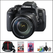 Canon Eos 750 D + 18-135 mm Is Stm Lens Dslr Fotoğraf Makinesi (Çanta + 32 GB Sd Kart + Temizlik Kiti Hediyeli)