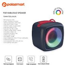 Polosmart FS81 Kablosuz Speaker