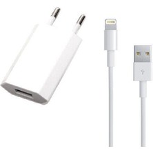 Voltme M2 Tec 2'si 1 Arada Şarj Seti Apple iPhone Ipod ve iPad Modelleri Lightning Usb-A Için Şarj Kablosu Beyaz 5W 1A 100CM