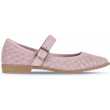 Bueno Shoes Pembe Deri Kadın Babet 01WA9201