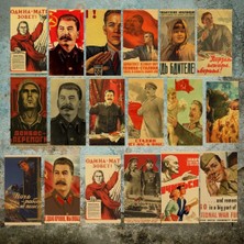 Sscb Cccp Rus Stalin Portre Poster