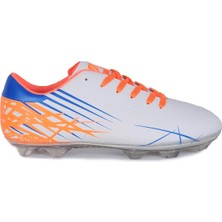 M.P. 242-2105GR Beyaz Krampon Çim Erkek Çocuk Futbol Ayakkabı