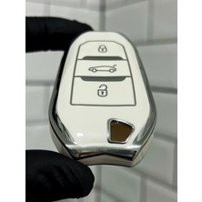 Barkas Elektronik Opel Astra L Corsa F Mokka B Grandland Zafira Vivaro Crossland Anahtar Kılıfı Beyaz Gümüş