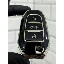 Barkas Elektronik Opel Astra L Corsa F Mokka B Grandland Zafira Vivaro Crossland Anahtar Kılıfı Siyah Gümüş
