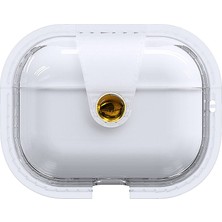 Cupcase Air Pods Pro Zore Airbag 33 Darbelere Karşı Dayanıklı Magnetik Kılıf-Şeffaf