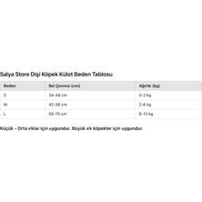 Salya Store Siyah Dişi Köpek Regl Külotları - 3'lü Avantajlı Paket | Su Geçirmez ve Yıkanabilir Dişi Köpek Külotu | Regl Dönemi ve Idrar Kaçırma Için Mükemmel