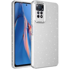 Kilifone - Xiaomi Redmi Note 12 Pro 4g - Kılıf Simli Kamera Korumalı Koton Kapak