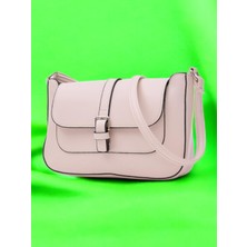 Bag Flower Suni Deri Çapraz Çanta Davin