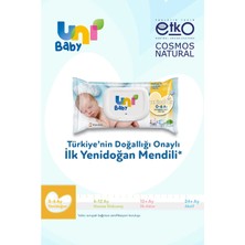 Uni Baby Islak Havlu Hassas Yeni Doğan 40 Yaprak (18 Li Set) 720 Yaprak (Narin Ciltler Için) (6pk*3)