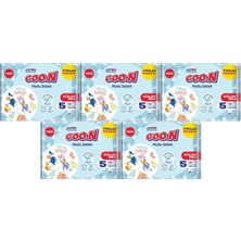Goon Mutlu Bebek Külot Bebek Bezi Beden:5 (12-17KG) Junior 310 Adet Mega Fırsat Pk