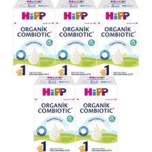 Hipp  Combiotic Bebek Sütü 600GR No:1 (0-6 Ay) (5 Li Set)