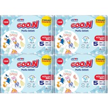 Goon Mutlu Bebek Külot Bebek Bezi Beden:5 (12-17KG) Junior 248 Adet Avantaj Fırsat Pk