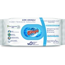 Bingo Clean Yüzey Temizlik Havlusu (Karma 12 Li Set) (Beyaz Sabun/limon Kokulu/lavanta Kokulu)