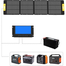 Enerjitem Katlanabilir Taşınabilir Solar Güneş Paneli 200W