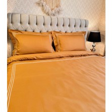 Calina Home Hardal Renkli Pamuk-Saten Nevresim Takımı