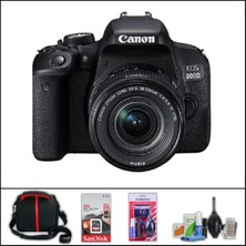 Canon Eos 800 D + 18-55 mm Is Stm Lens Dslr Fotoğraf Makinesi (Çanta + 32 GB Sd Kart + Temizlik Kiti Hediyeli)