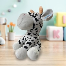 Sunman Puffy Friends Cow Sevimli Oyun ve Uyku Arkadaşım Inek 35 x 30 cm