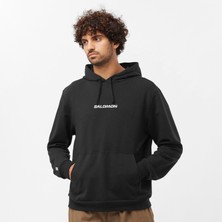 Salomon Logo Pull Over Erkek Sweatshirt - Siyah