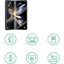 FUJİMAX Samsung Galaxy Z Flip 5 360 Flip Full Body Ön Arka Ekran Koruyucu Filim
