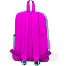 Coral High Flamingo Desenli Dört Bölmeli Okul Sırt Çantası & Beslenme Çantası