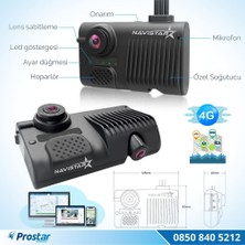 Navistar 4 Kameralı 4g Uzaktan Izlemeli Gps Wifi Yapay Zekalı Akıllı