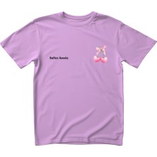 Helios Haute Cherry Tasarım Relaxed Fit Kadın Baskılı Tişört