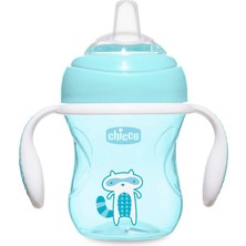 Chicco Yumuşak Uçlu Geçiş Bardağı 4 Ay+ 200 ml Mavi