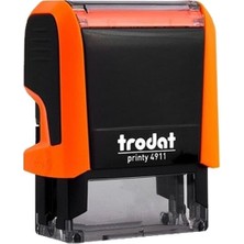 Trodat 4911 P4 Neon Turuncu Gövde Kaşe  (  1  Adet  )