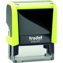 Trodat 4912 P4 Neon Sarı Gövde Kaşe  (  1  Adet  )