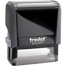 Trodat 4912 P4 Gri Gövde Standart Firma Kaşesi  (  1  Adet  )