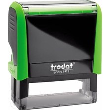 Trodat 4913 P4 Yeşil Gövde Standart Firma Kaşesi  (  1  Adet  )