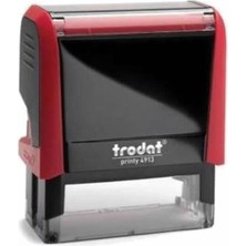 Trodat 4913 P4 Kırmızı Gövde Kaşe  (  1  Adet  )