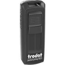 Trodat 9511 38X14 mm Siyah Gövdeli Kişisel Küçük Boy Kaşe  (  1  Adet  )