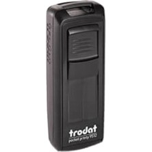 Trodat 9511 38X14 mm Siyah Gövdeli Kişisel Küçük Boy Cep Kaşesi  (  1  Adet  )