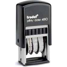 Trodat 4810 Siyah Keçe Ingilizce Tarih Damgası  (  1  Adet  )