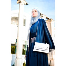 Harika Wear Harika Mavi Ipek Abaya Ferace