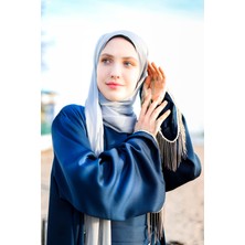 Harika Wear Harika Mavi Ipek Abaya Ferace