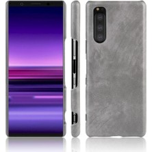 Colorful Shop Sony Xperia 5 Iı Için Retro Kılıf Koruyucu Kapak Lychee Desen Retro (Yurt Dışından)