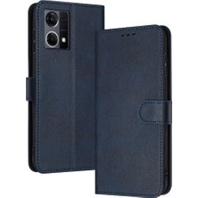 Mays Boutique Kart Yuvası ile Oppo Oppo 7 4g Pu Deri Saf Renk Için Flip Case (Yurt Dışından)