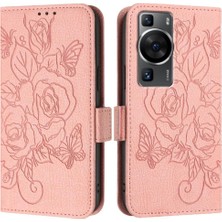 Mays Boutique Kredi Kartı ile Huawei P60/P60 Pro Pu Deri Manyetik Cüzdan Için Kılıf (Yurt Dışından)