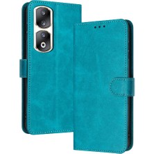 Mays Boutique Kart Yuvası ile Toka Pu Deri ile Onur 90 Pro Için Flip Case Saf (Yurt Dışından)