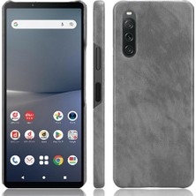 Mays Boutique Sony Xperia 10 V Koruyucu Kapak Için Retro Kılıf Lychee Desen Anti (Yurt Dışından)